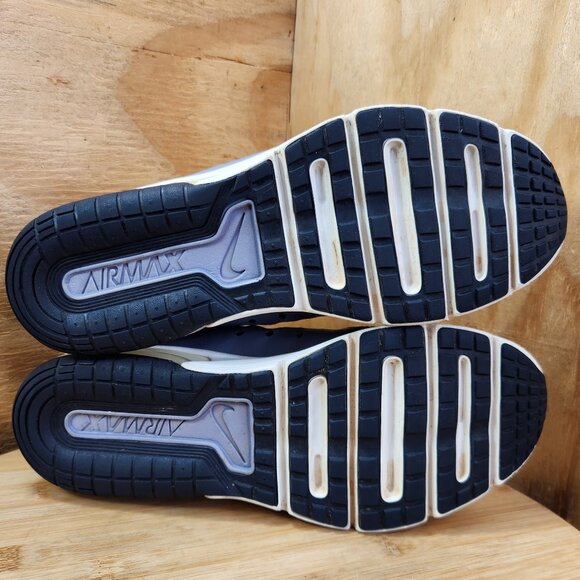 Nike Air Max Sequent 3 Obsidian Womens Blue Running Shoes Sneakers - Picture 8 of 9